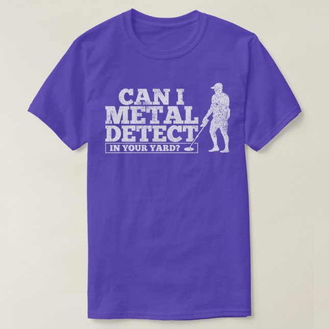 Camiseta Detector de detecção de metais (Frente do Design)