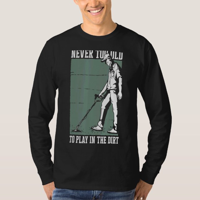 Camiseta Detector de detecção de metais 2 (Frente)