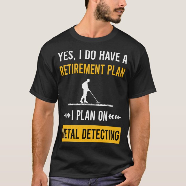 Camiseta Detector de Detecção de Metal de Retirada (Frente)