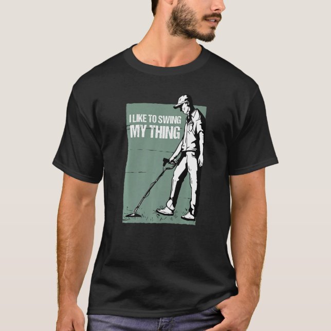 Camiseta Detector de Detector de Metais Detectador Detector (Frente)