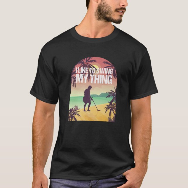 Camiseta Detector de Detector de Metais Detectador Detector (Frente)