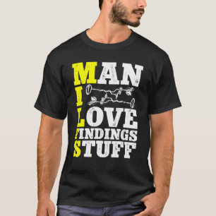Camiseta Detector de Detector de Metais Homem Que Adoro Enc