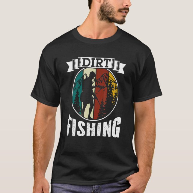 Camiseta Detector de Hobby de Pesca de Terra Detecção de Me (Frente)