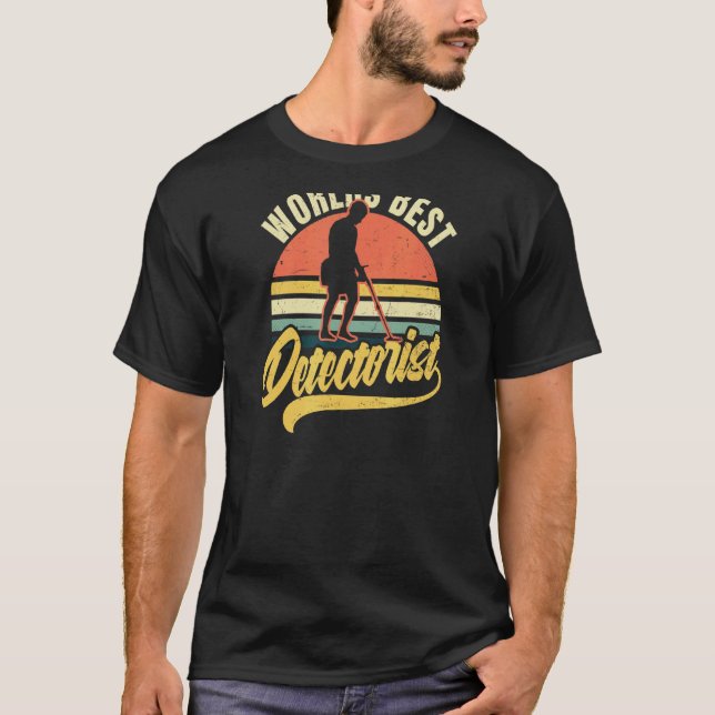 Camiseta Detector de metais de melhor nível (Frente)