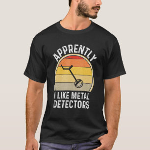 Camiseta Detector De Metais Retro Para Homens Que Detectam
