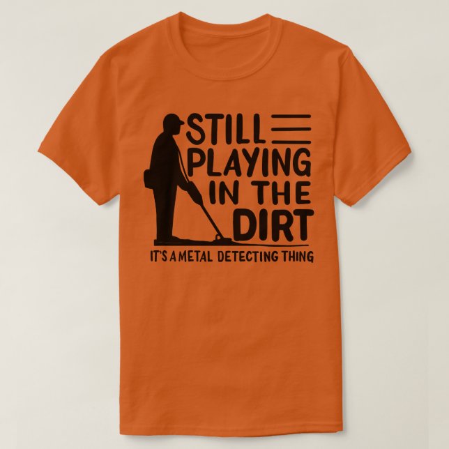 Camiseta Detector de metal 1 (Frente do Design)