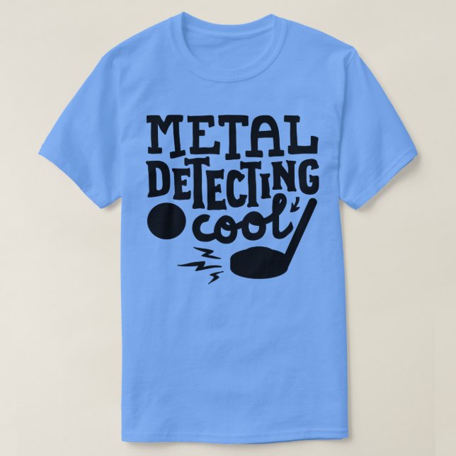 Camiseta Detector de metal 3 (Frente do Design)