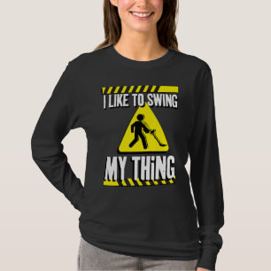 Camiseta Detector de metal engraçado