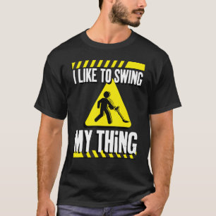 Camiseta Detector de metal engraçado
