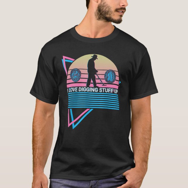 Camiseta Detector de Metal I Love Digging Stuf (Frente)