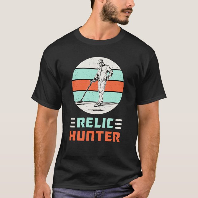 Camiseta Detector Detector de Detecção de Metal Ideia de Pr (Frente)