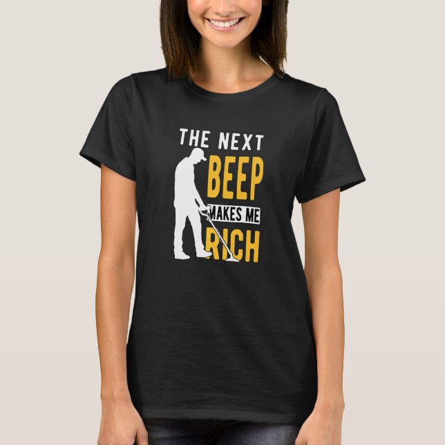 Camiseta Detector Detector De Detecção De Metal No Próximo  (Frente)