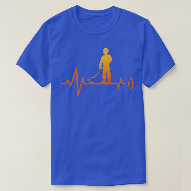 Camiseta Detector Detector de Detector de Metais (Frente do Design)