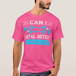 Camiseta Detector Metálico De Detector De Caça De Tesouros