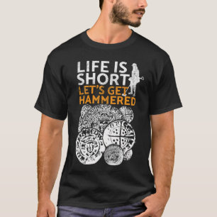 Camiseta detectoristas de moedas cunhadas engraçados
