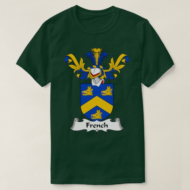 Camiseta Detenção da Família de Casaco de Armas 1 (Frente do Design)
