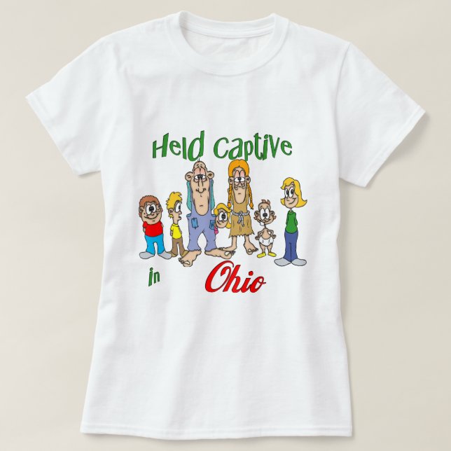 Camiseta Detenção de Captivo em Ohio (Frente do Design)