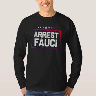 Camiseta Detenção Fauci Anti Fauci Patriotic Defund Dr. Fa