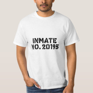 Camiseta detento No. 20195