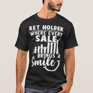 Camiseta Detentor-Chave Onde Cada Venda Traz Um Sorriso