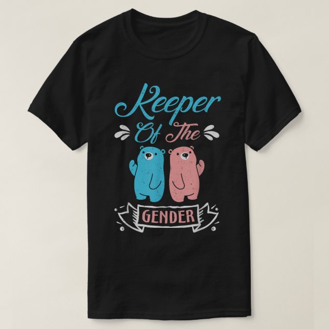 Camiseta Detentor das Ursas de Gênero em azul e rosa - part (Frente do Design)