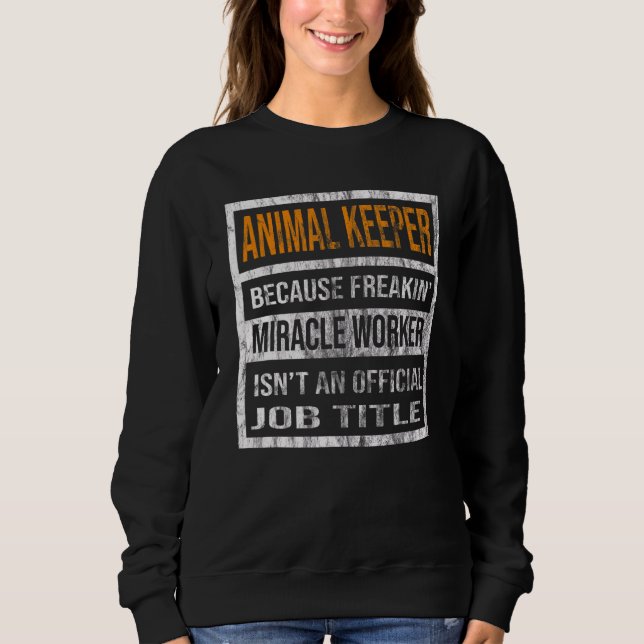 Camiseta Detentor De Animais Porque Homens Do Milagre Traba (Frente)