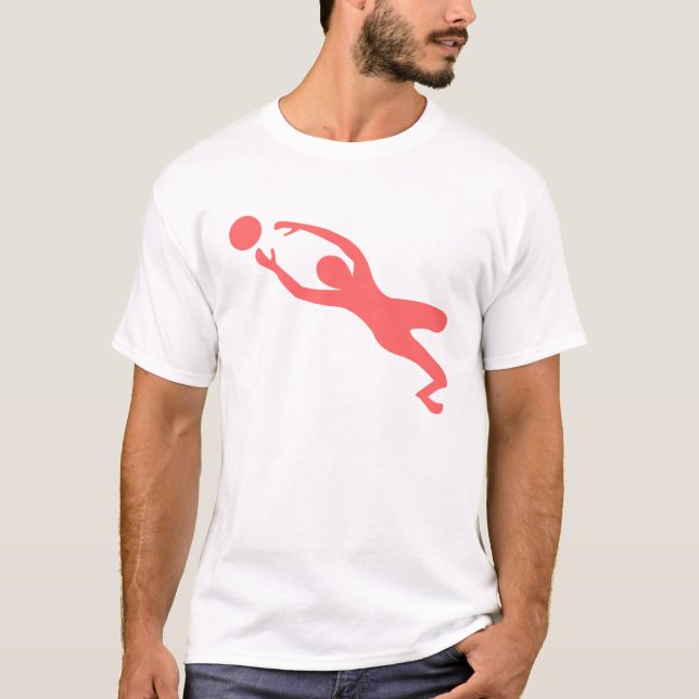 Camiseta Detentor de Objetivos - Rosa Tropical (Frente)