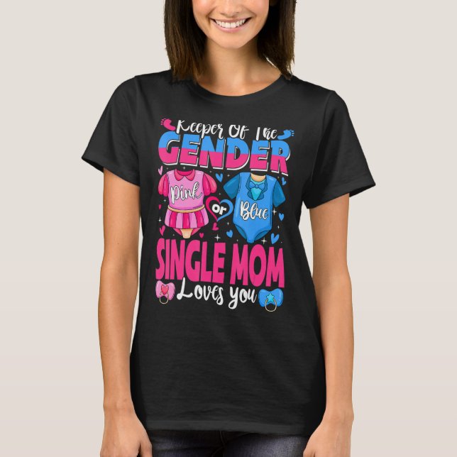 Camiseta Detentor De Solteiros De Gênero Mamãe Te Ama Rosa  (Frente)