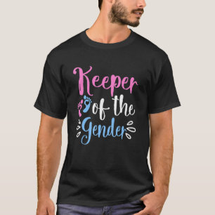 Camiseta Detentor Do Gênero Cor-De-Rosa Ou Azul Revelação D