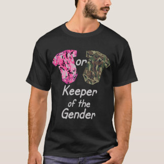 Camiseta Detentor Do Gênero Revela Camufla Rosa Ou Verde