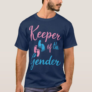 Camiseta Detentor Do Gênero Revelação Do Partido Bebê Anúnc
