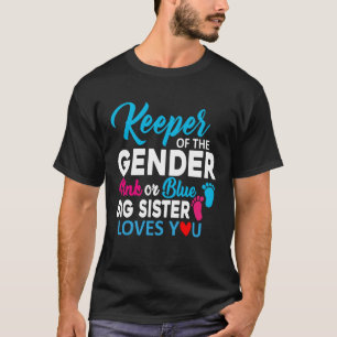 Camiseta Detentor do Gênero Rosa ou Azul Amores Irmãs Grand