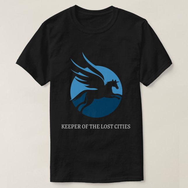 Camiseta Detentor do Prêmio Pegasus das Cidades Perdidas (Frente do Design)