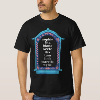 Camiseta " Detentor dos Nomes de Caracteres de Crianças de