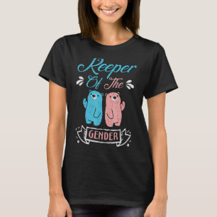 Camiseta Detentor dos Ursos de Gênero em festas azul e rosa