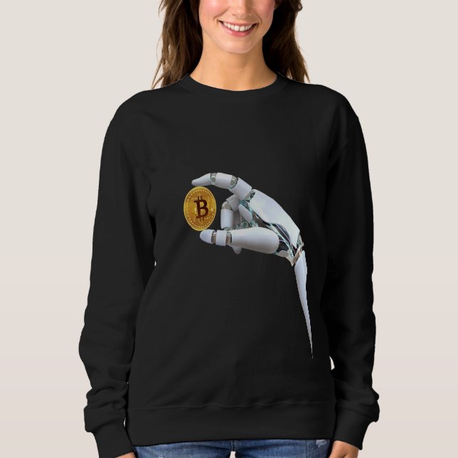 Camiseta Detentores Robôs De Criptografia Blockchain Bitmon (Frente)