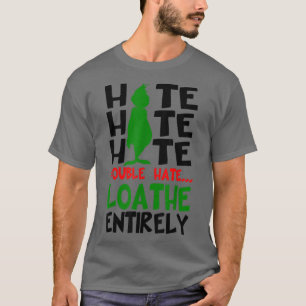 Camiseta Detesto odiar o ódio duplo e odiar o amor completa