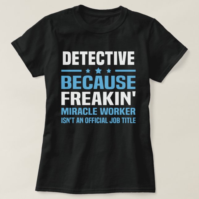 Camiseta Detetive (Frente do Design)