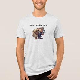 Camiseta Detetive Amador 3D Procurando Pistas