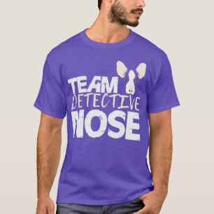 Camiseta Detetive da Equipe Detetive Nose Policial Cão K9 1