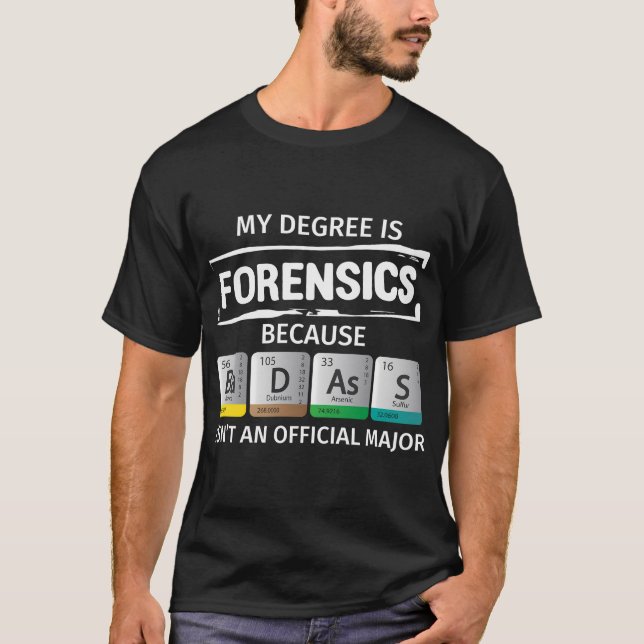 Camiseta Detetive da Polícia de Investigadores de Crime For (Frente)