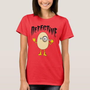 Camiseta Detetive Egghead Text