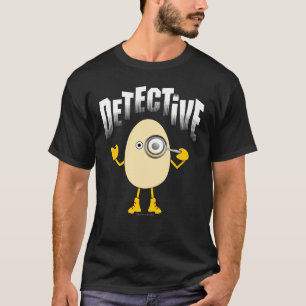 Camiseta Detetive Egghead Text