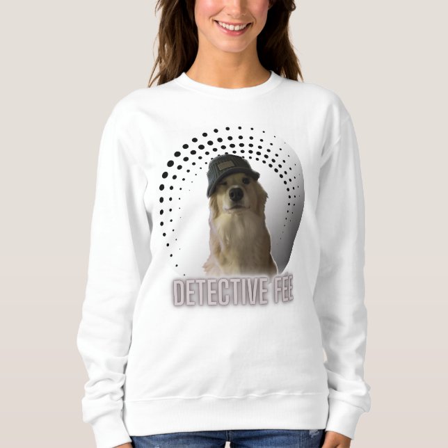 Camiseta Detetive Fee Sweatshirt - The Canine Whodunit (Frente)