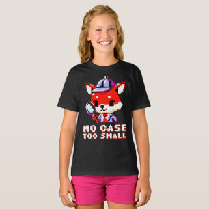 Camiseta Detetive Fox - Sem Caso De Arte Engraçada Demasiad
