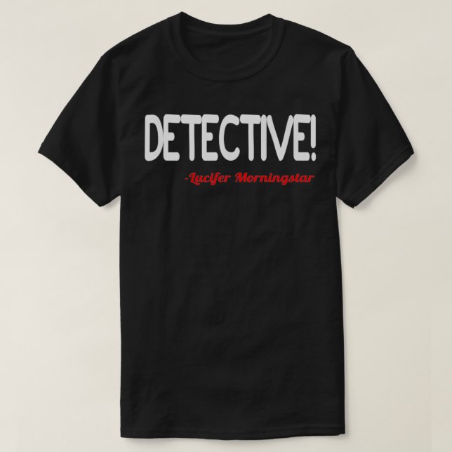 Camiseta Detetive Lucifer (Frente do Design)