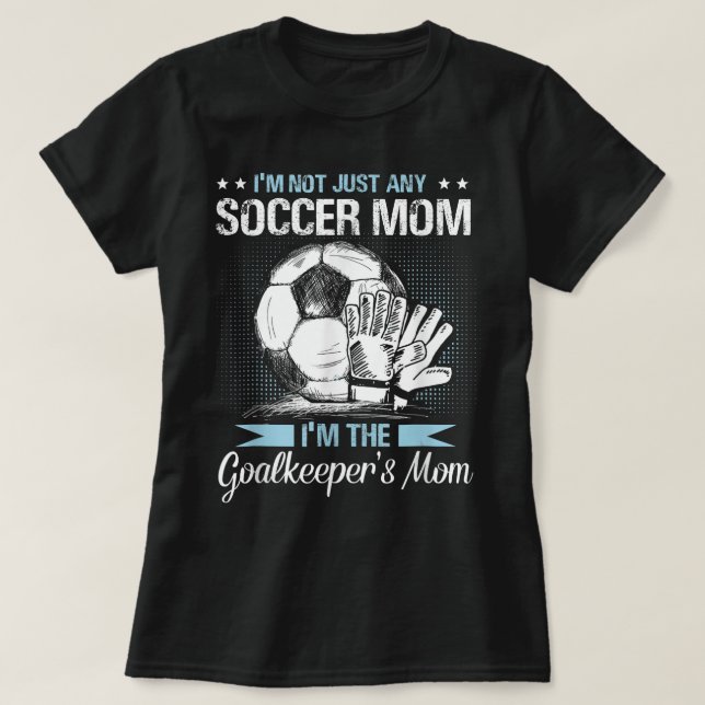 Camiseta Detetive Mamãe Shirt Futebol Goalie Mama Mãe Da (Frente do Design)