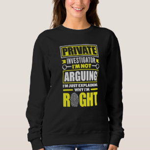 Camiseta Detetive Particular Investigador de Crimes Não Est
