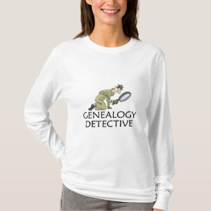 Camiseta Detetive privado da árvore genealógica