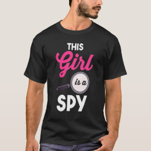Camiseta Detetive Private Investigator Secret Spy This Gir